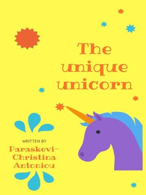 cover image of The Unique Unicorn